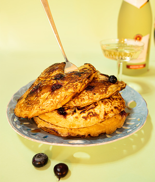 Blauwe-bessenpannenkoeken 