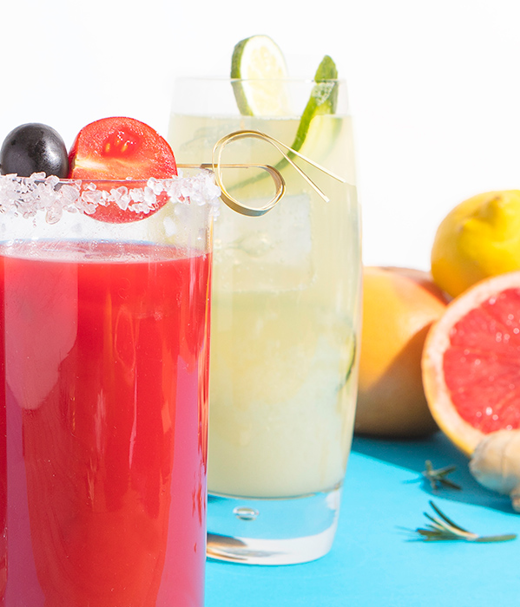 Minted komkommer-gin